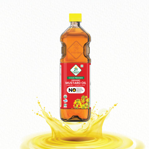 Cold Pressed Organic Mustard Oil - 24mantra Organic