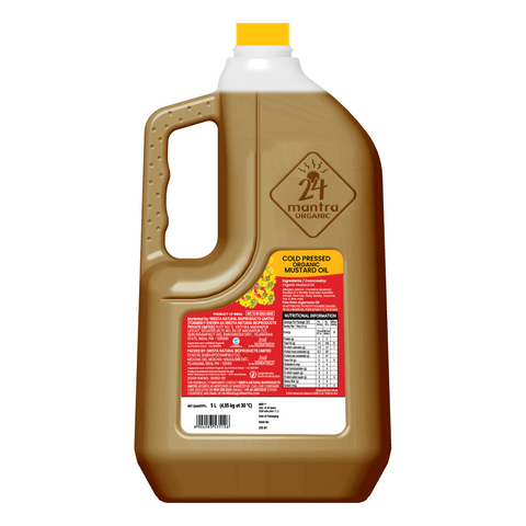 Cold Pressed Organic Mustard Oil - 24mantra Organic