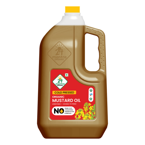 Cold Pressed Organic Mustard Oil - 24mantra Organic
