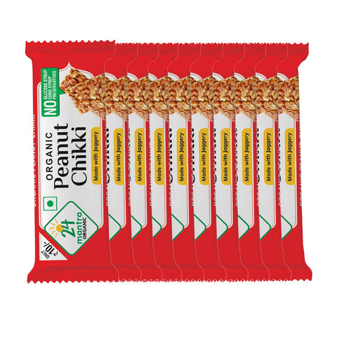 Organic Peanut Chikki - 24mantra Organic
