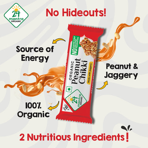 Organic Peanut Chikki - 24mantra Organic