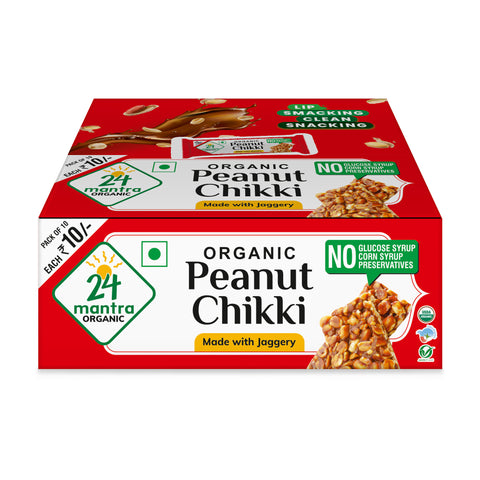 Organic Peanut Chikki - 24mantra Organic
