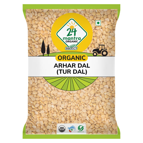 Organic Arhar Dal (Tur Dal) - 24mantra Organic